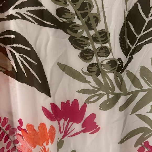 Old Navy floral sleeveless sheer maxi dress for women with built in lining. Sz L - Picture 2 of 6